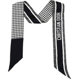 Silk 30 Montaigne Mitzah Scarf Black White