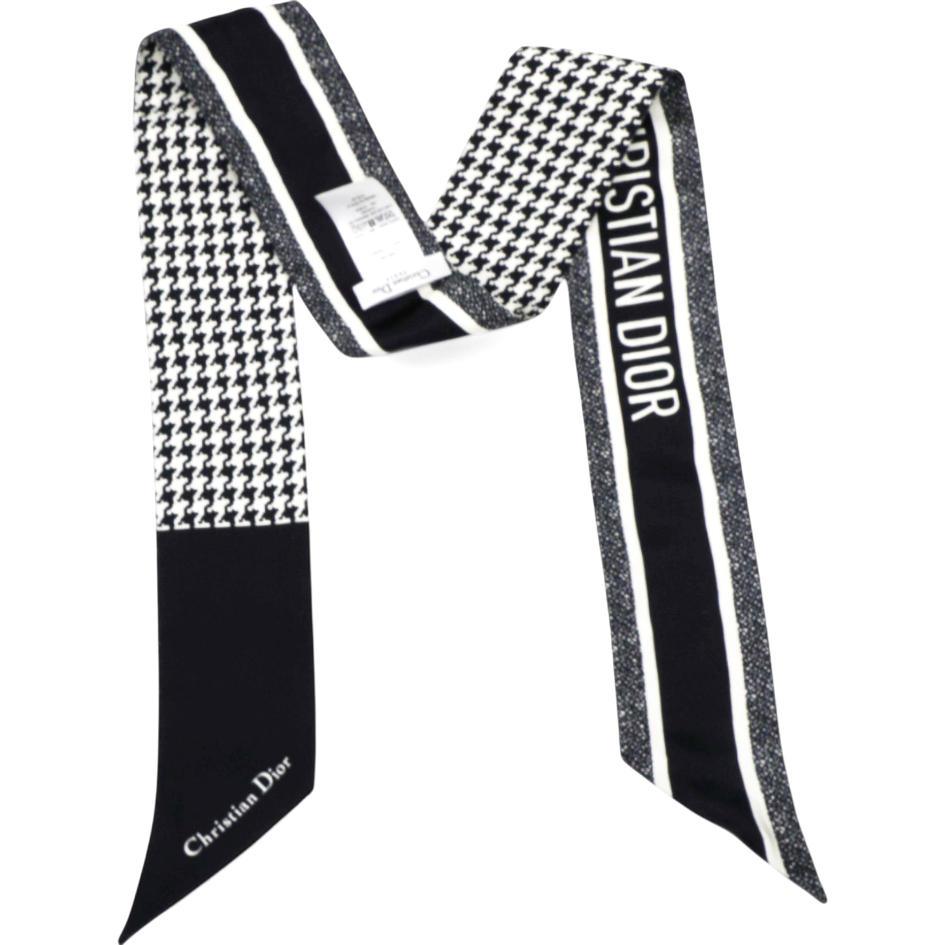 Silk 30 Montaigne Mitzah Scarf Black White