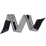 Silk 30 Montaigne Mitzah Scarf Black White