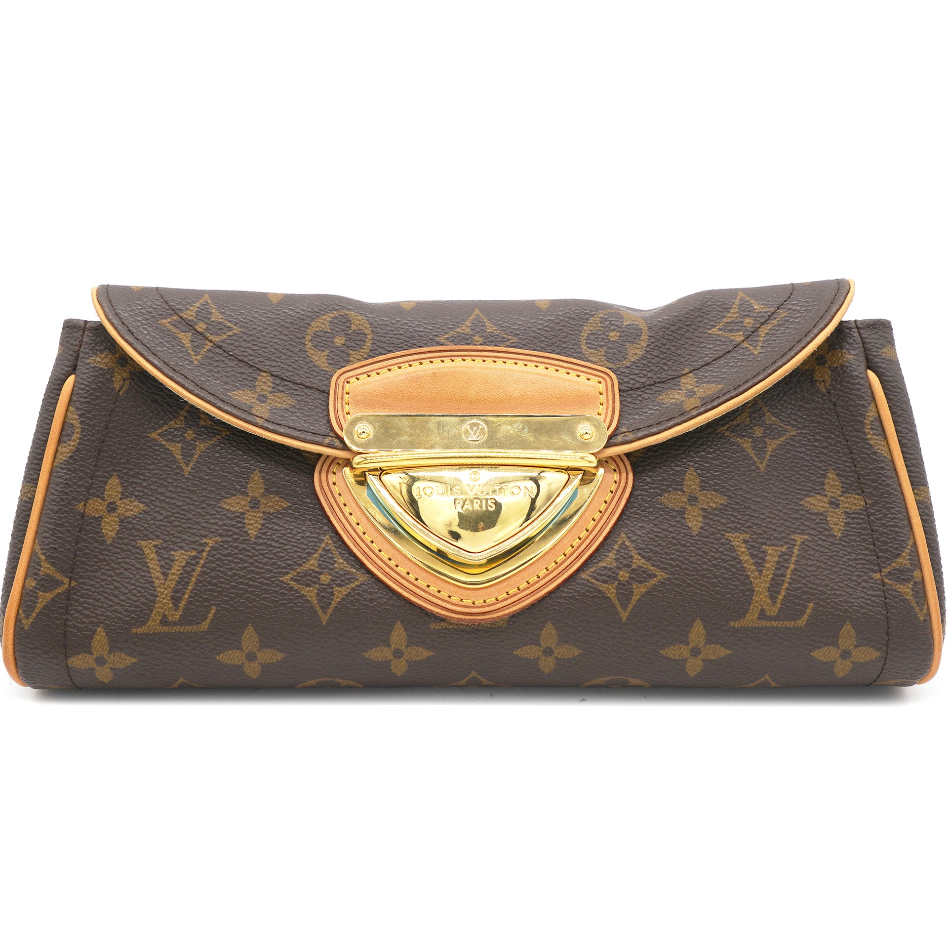 Louis Vuitton Monogram Canvas Beverly Clutch Bag