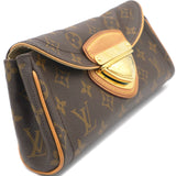 Monogram Canvas Beverly Clutch Bag