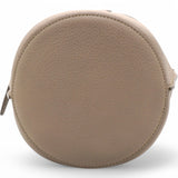 Big Bag Nano Bucket With Long Strap In Grained Calfskin Light Taupe