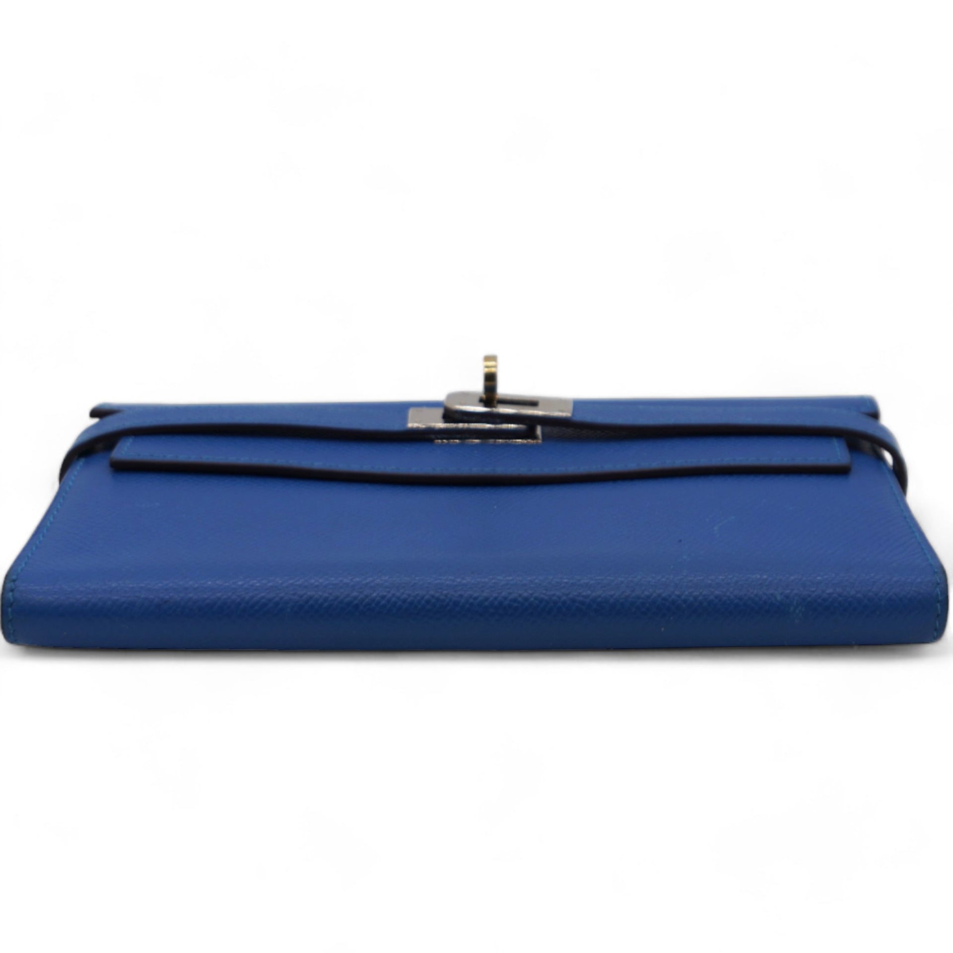 Epsom Kelly Longue Wallet Bleu Saphir