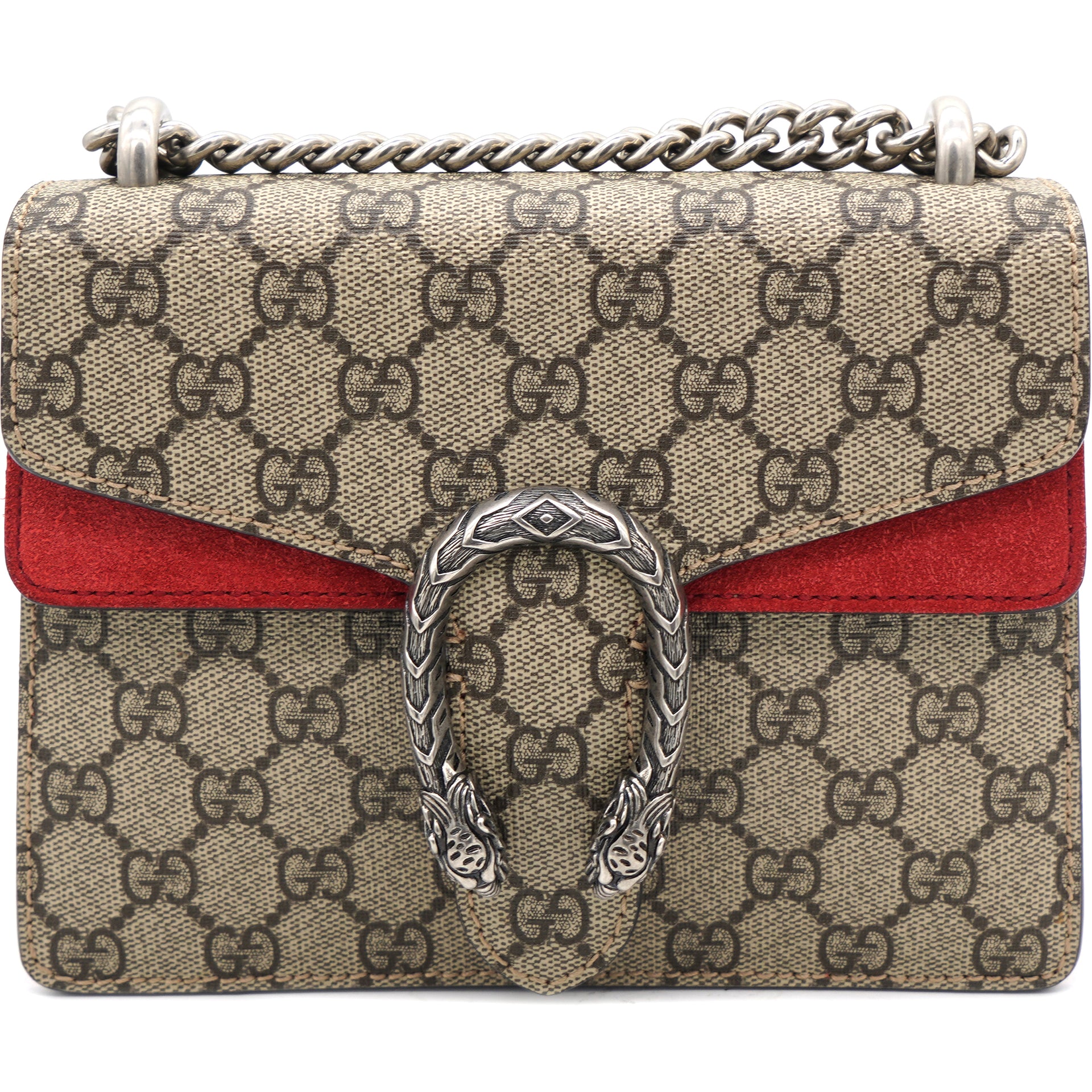 Gucci GG Supreme Monogram Horsebit 1955 wallet with chain – STYLISHTOP