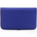 Togo Dogon Duo Wallet Bleu Electrique