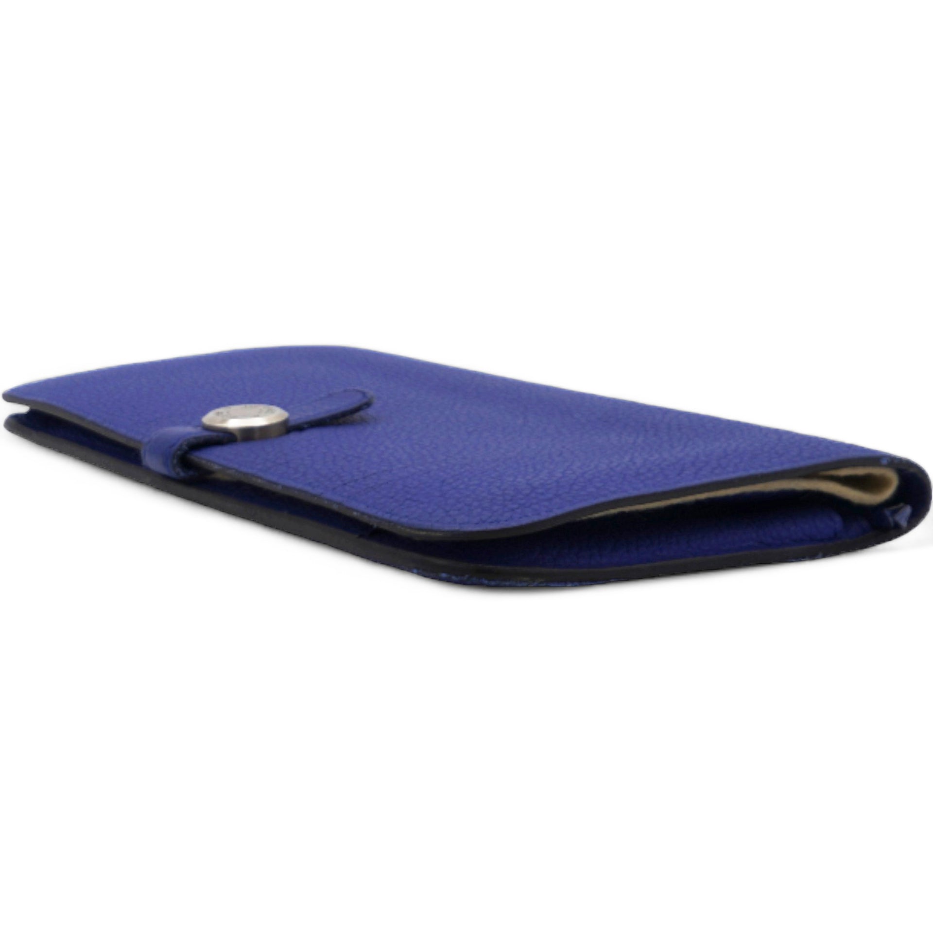 Togo Dogon Duo Wallet Bleu Electrique