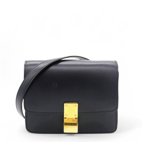 Box Small Classic Box Flap Bag Black