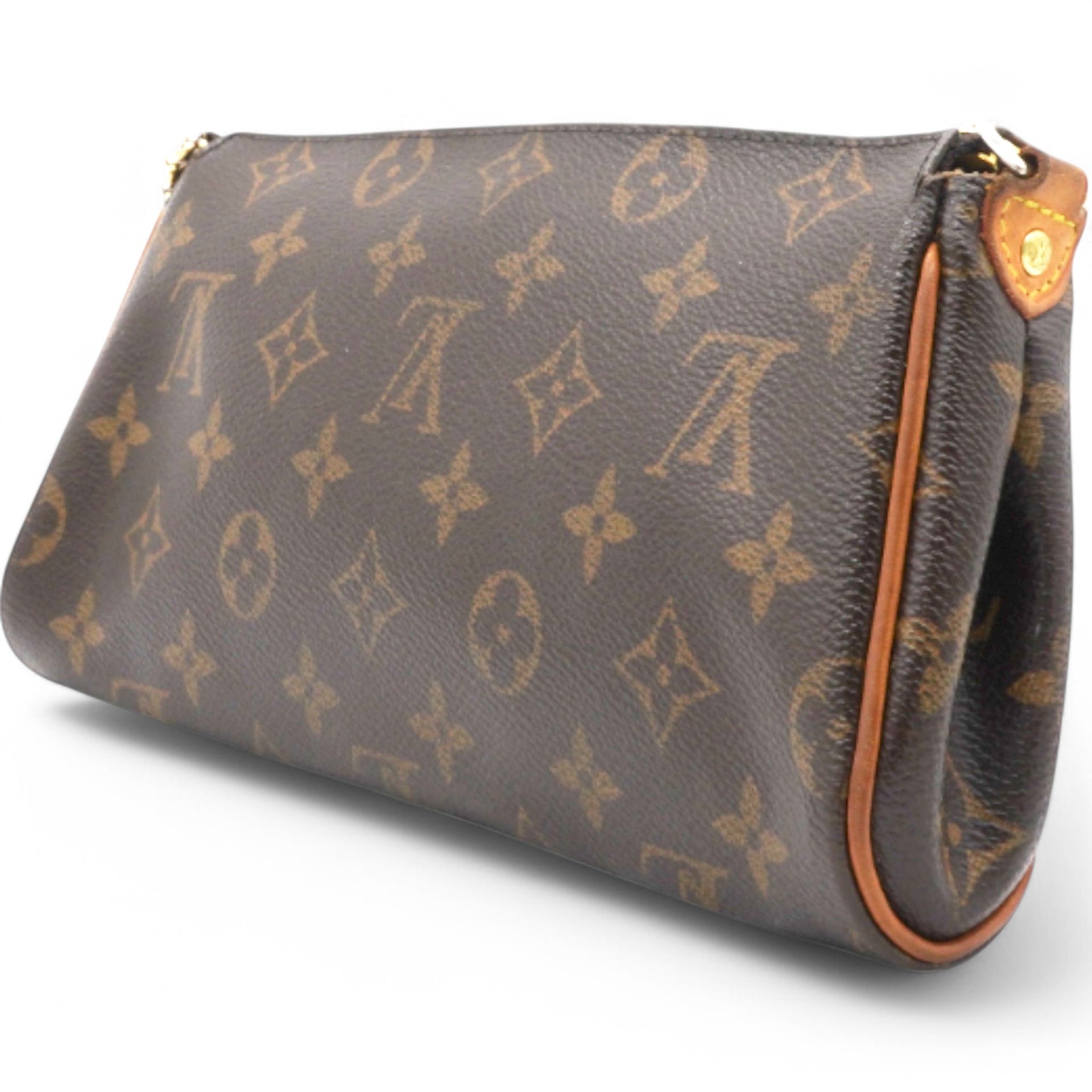 Monogram Eva Clutch Brown