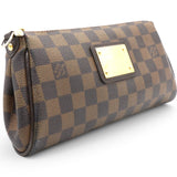 Damier Ebene Eva Clutch Brown