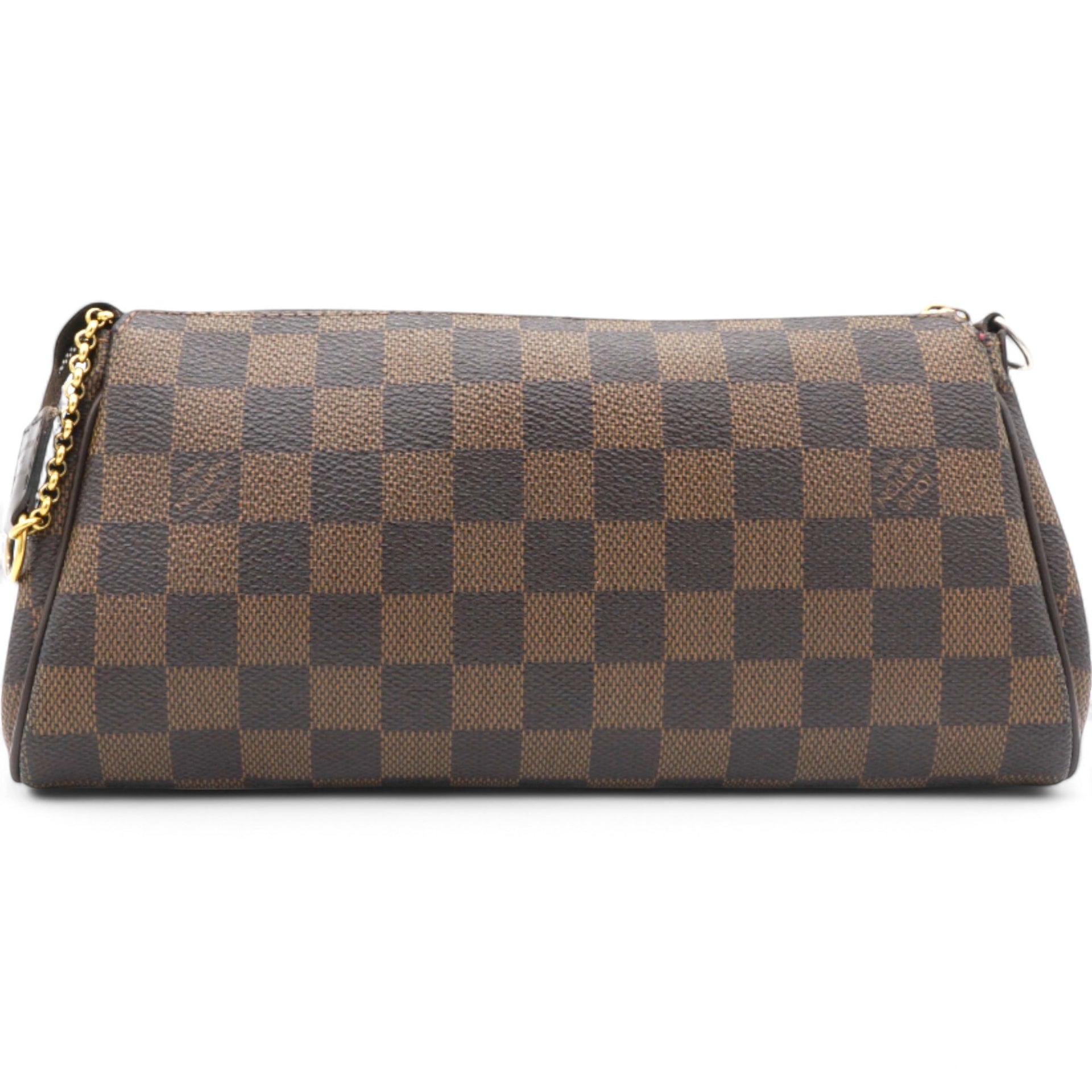 Damier Ebene Eva Clutch Brown