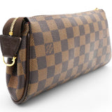 Damier Ebene Eva Clutch Brown