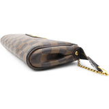 Damier Ebene Eva Clutch Brown