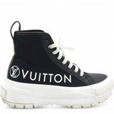 Canvas LV Squad Sneaker Boots Black Size34