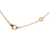 Black 18k Rose Gold B.zero1 Ceramic Necklace