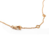 Black 18k Rose Gold B.zero1 Ceramic Necklace