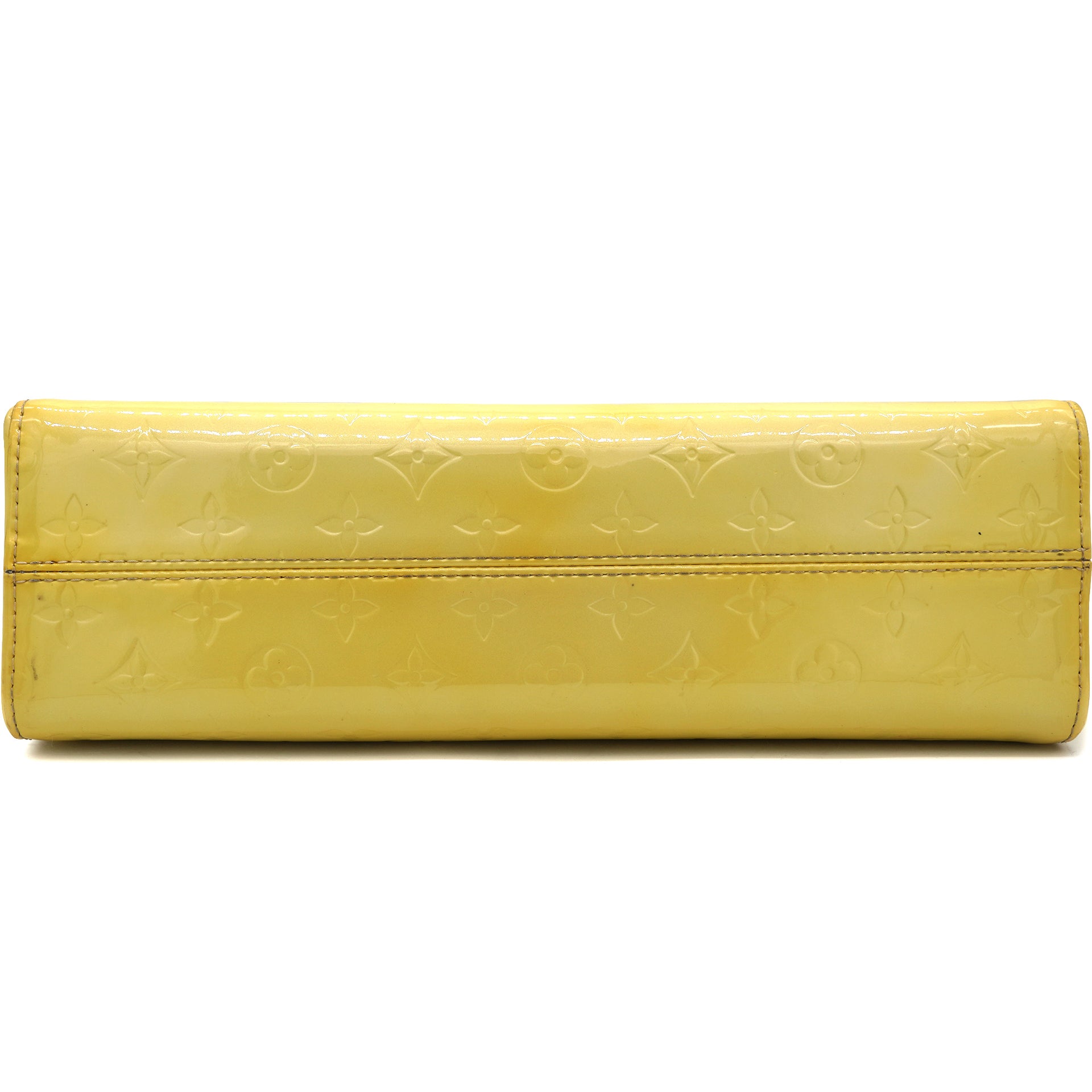 Louis Vuitton Monogram Vernis Sarah Chain Wallet - Yellow Clutches