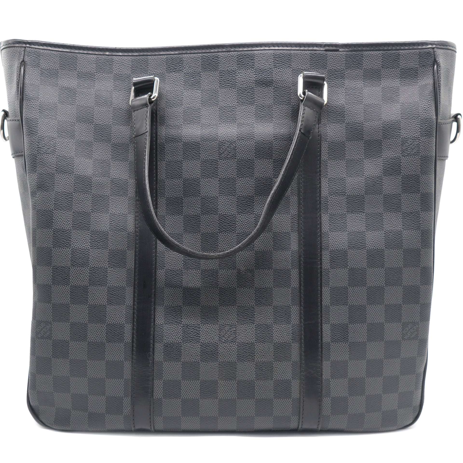 Louis Vuitton Tote Tadao Damier Graphite MM Black in Canvas with  Silver-tone - US