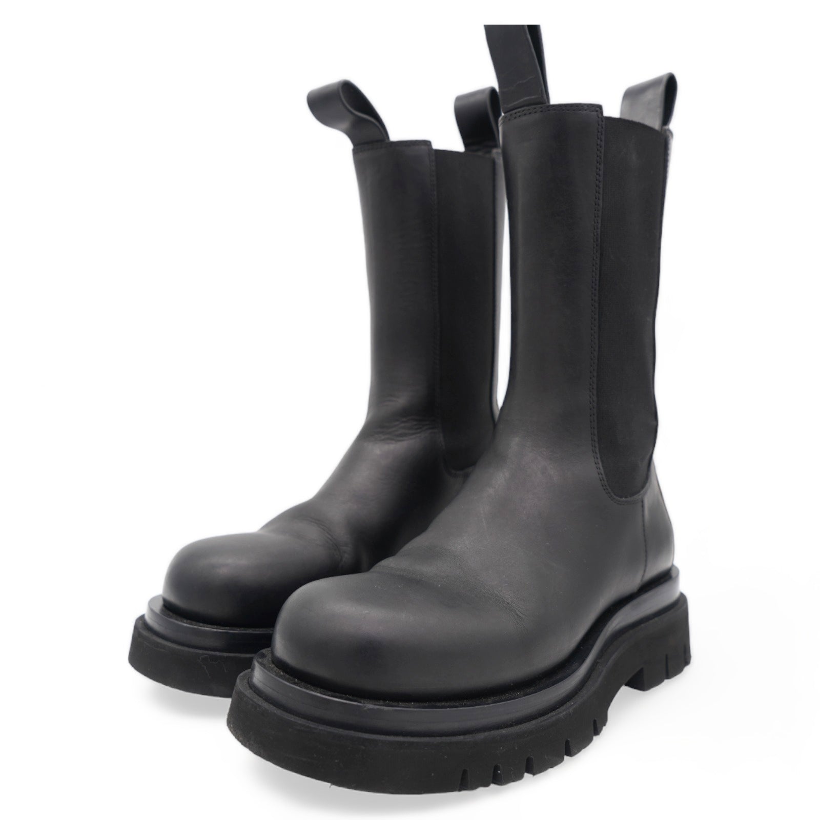 Calfskin The Lug Boots Black 37