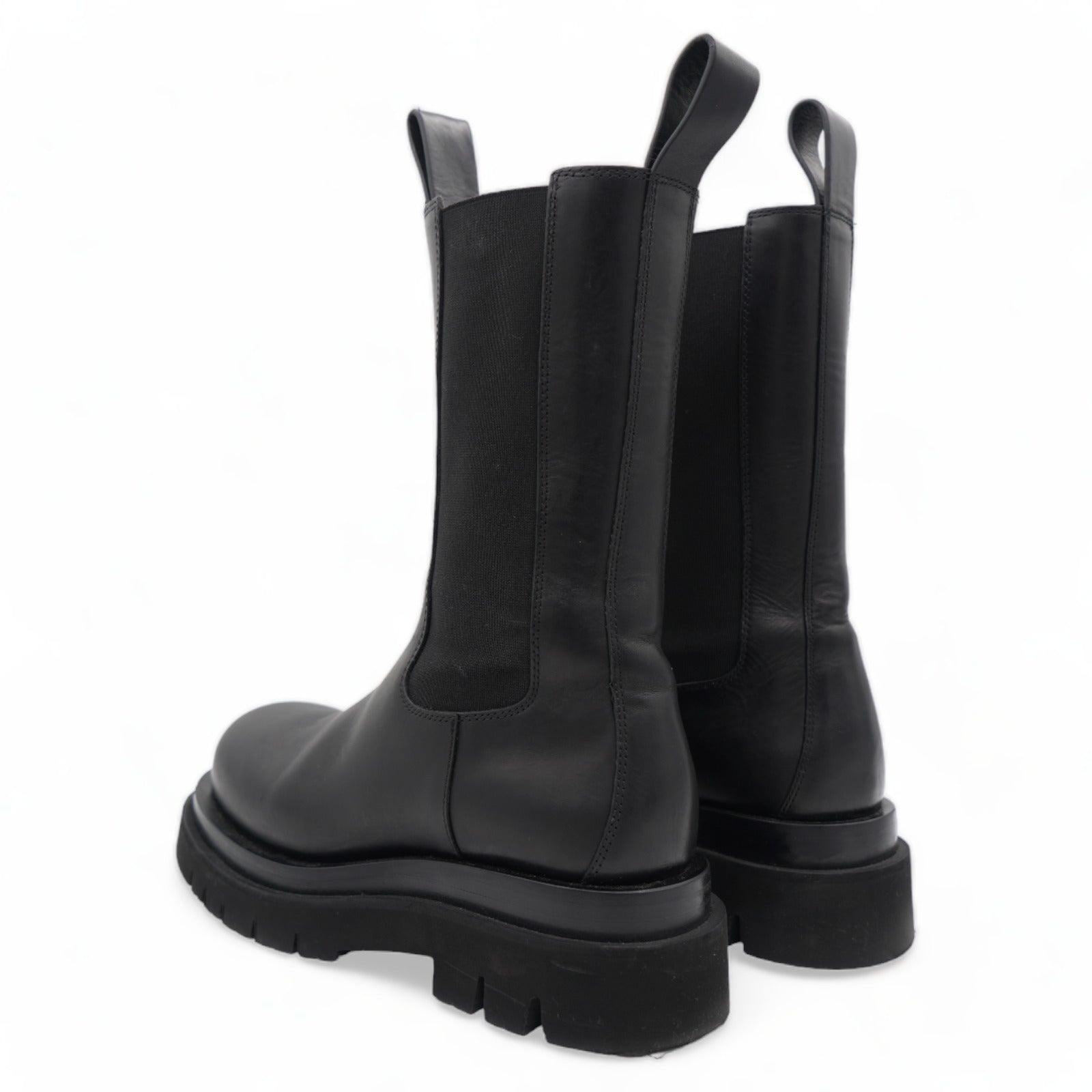 Calfskin The Lug Boots Black 37