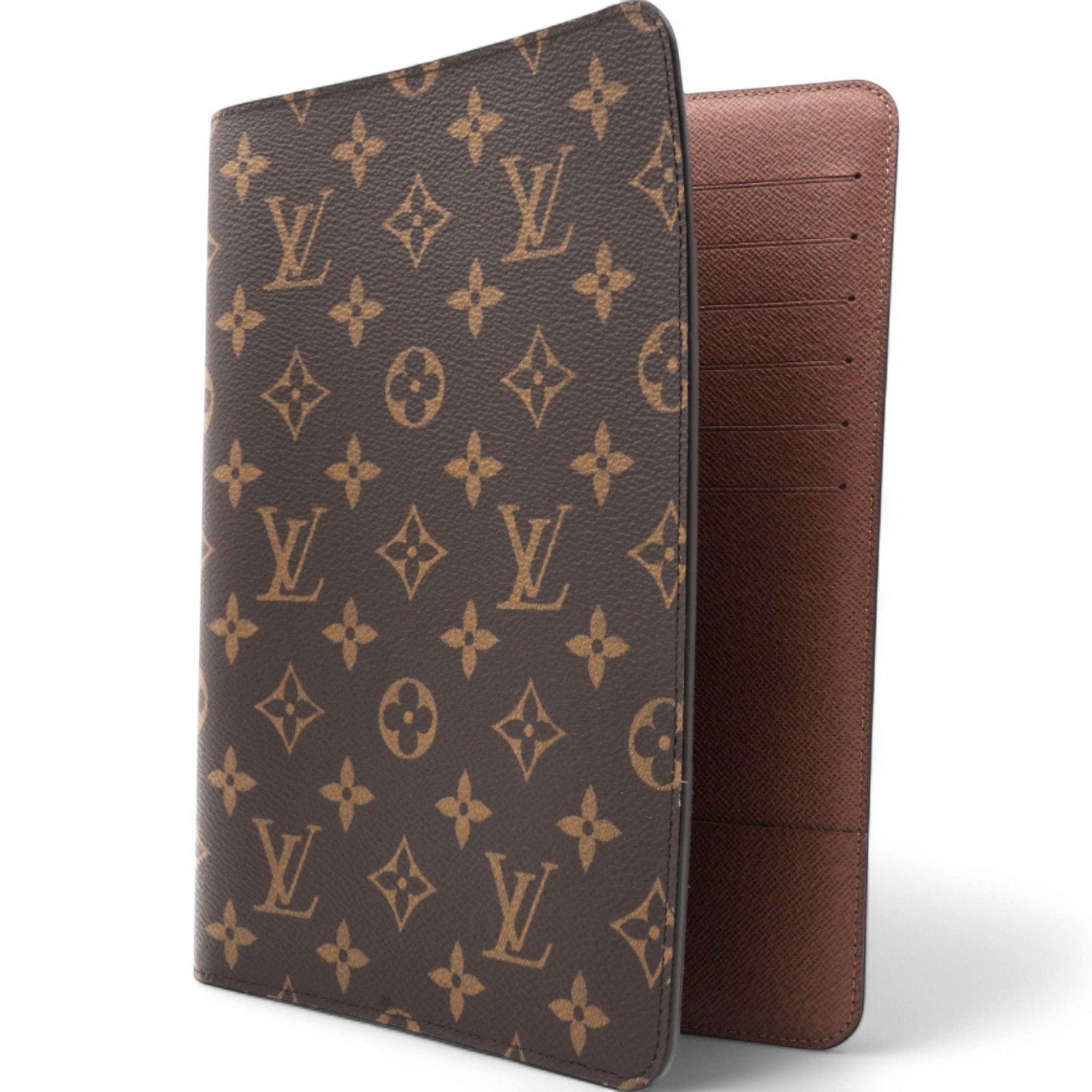 Monogram Desk Agenda Cover