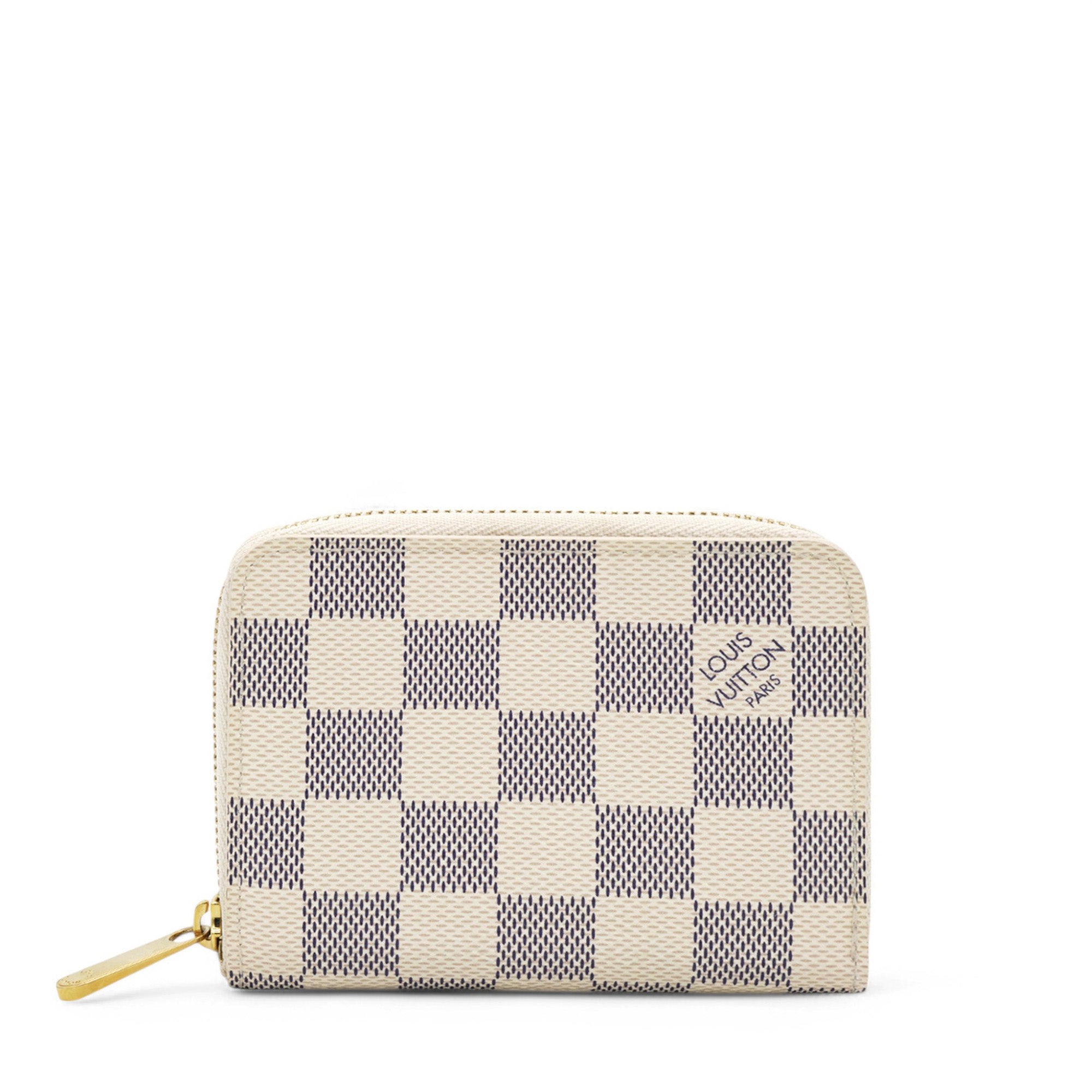 Damier Azur Zippy Coin Purse White