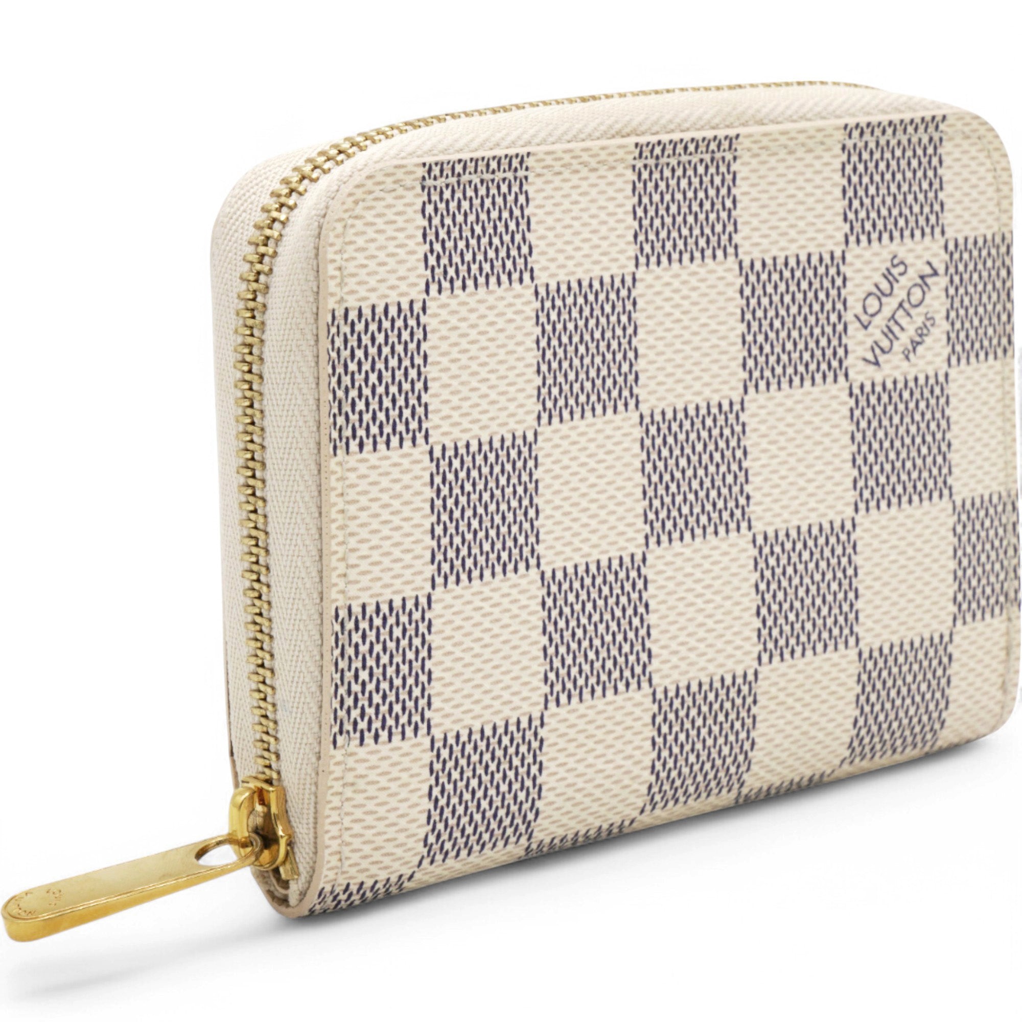 Damier Azur Zippy Coin Purse White