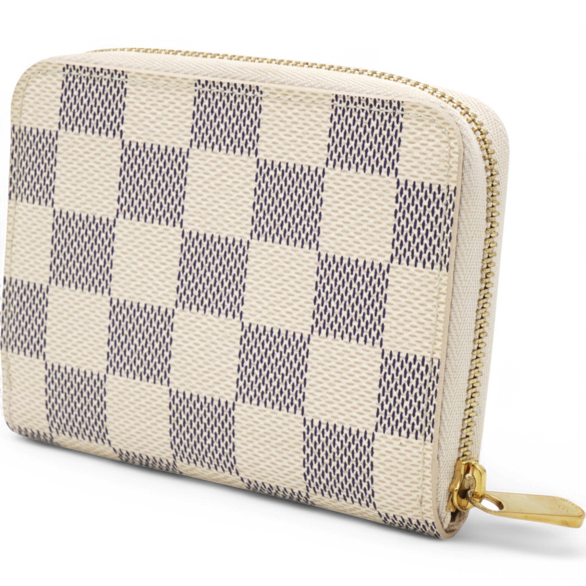 Damier Azur Zippy Coin Purse White