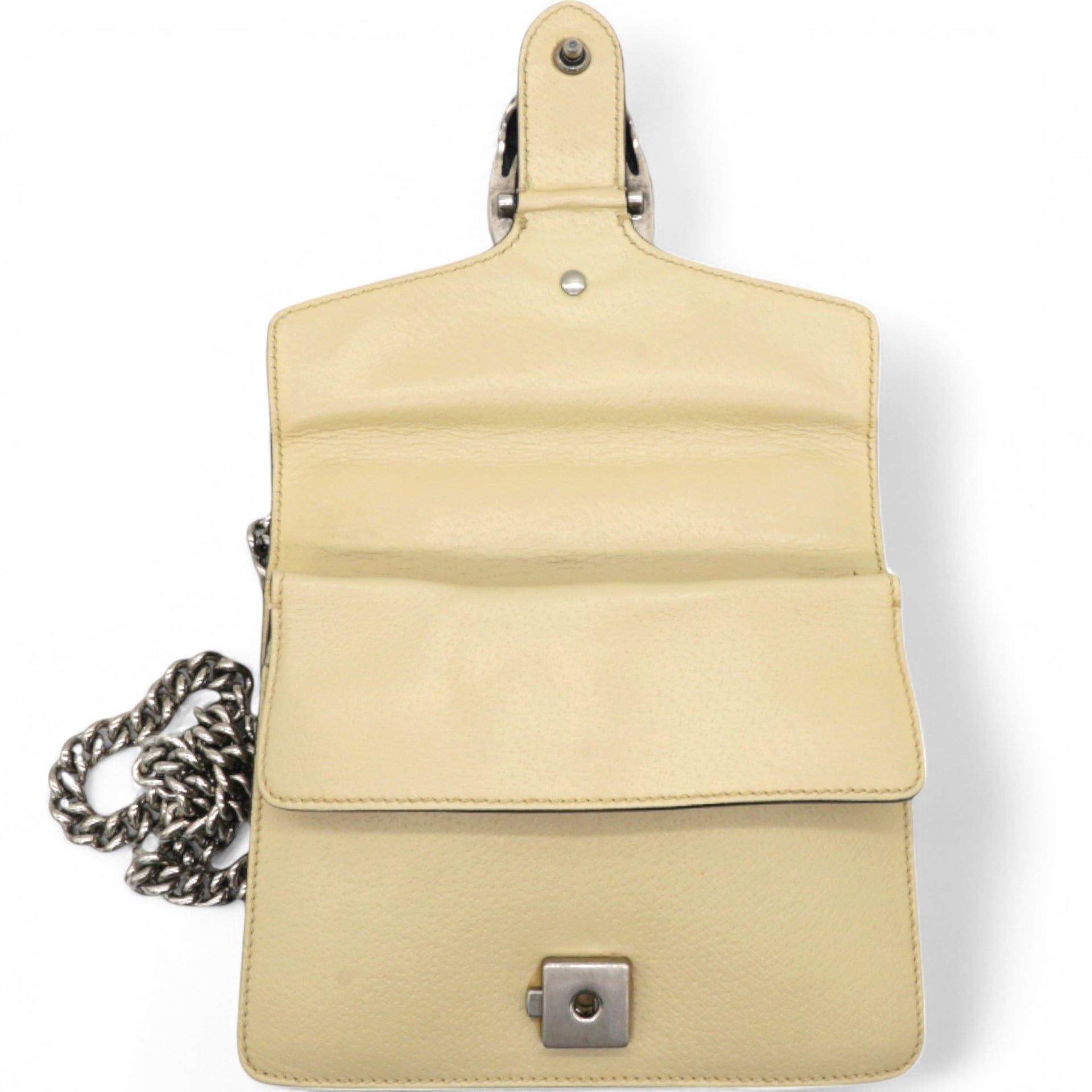 Textured Crystal Small Dionysus Shoulder Bag Beige