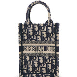 Oblique Mini Book Tote Phone Bag Blue
