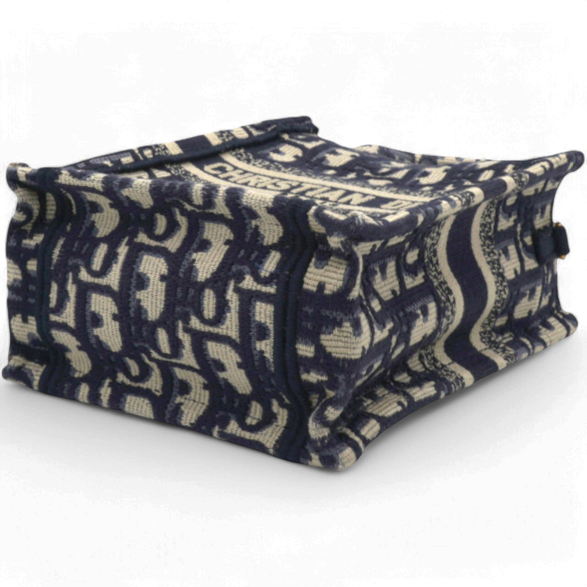 Oblique Mini Book Tote Phone Bag Blue