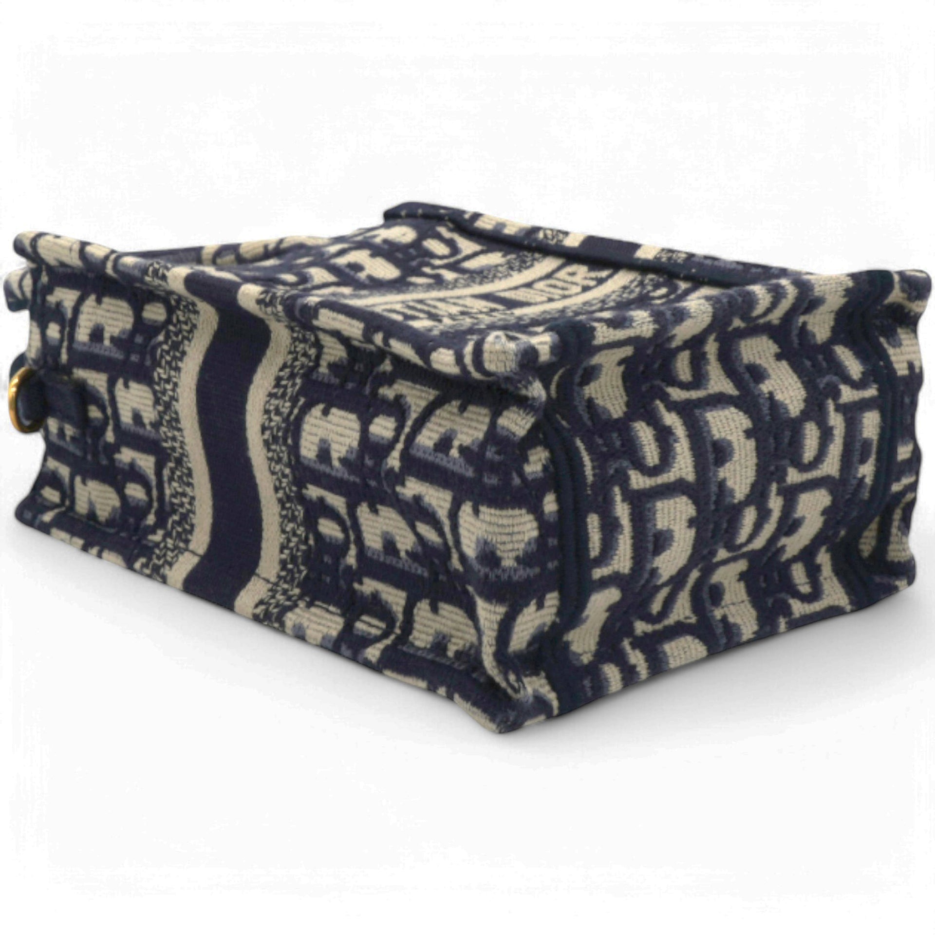Oblique Mini Book Tote Phone Bag Blue