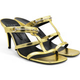 Slim Horsebit Slide Sandals Size38