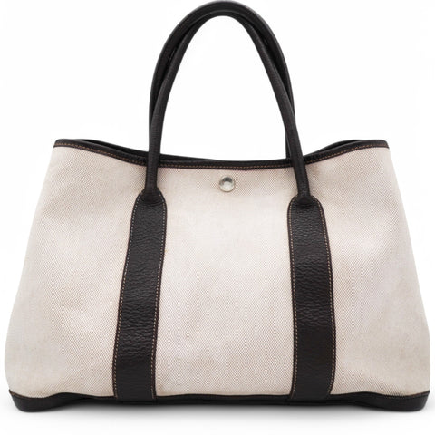 Buffle Skipper Toile Garden Party Tote Marron Fonce