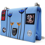 Diorama Handbag Patch Embellished Shoulder Bag