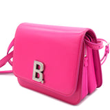 Shiny Box Calfskin Small B Bag Pink