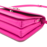 Shiny Box Calfskin Small B Bag Pink