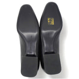 Leather Ballerina Shoes Black 35