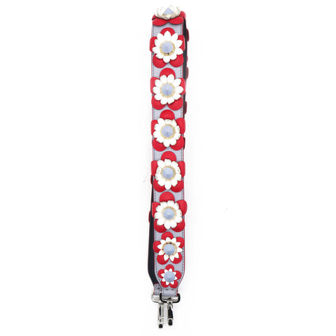 Vitello Dolce Flowerland Studded Strap You Ardesia Blue Notte