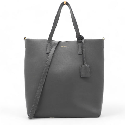 Calfskin Toy Shopping Tote Earth Grey