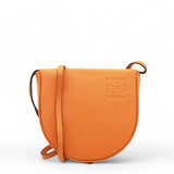 Soft Calfskin Small Heel Bag Apricot