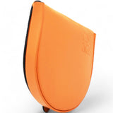 Soft Calfskin Small Heel Bag Apricot