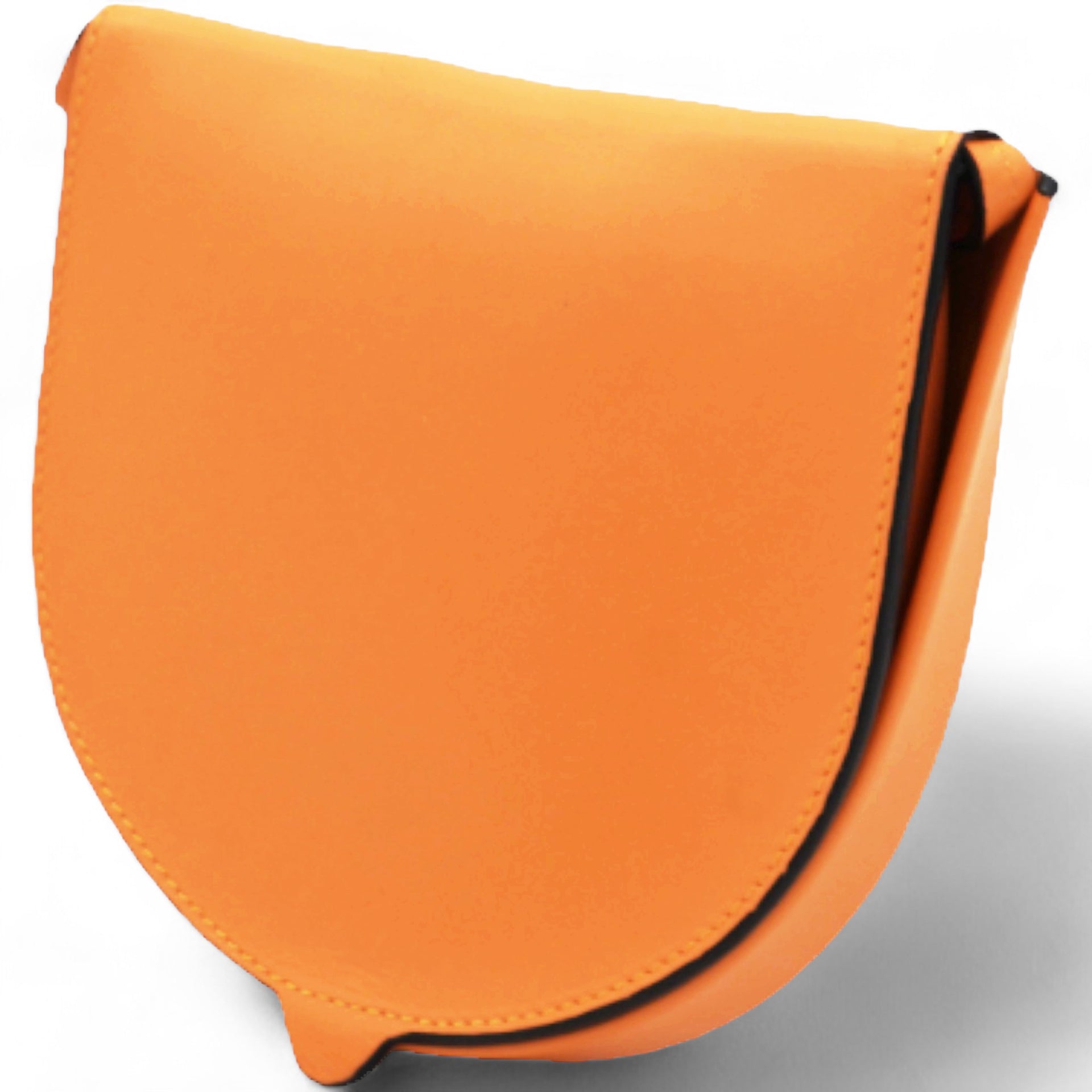 Soft Calfskin Small Heel Bag Apricot