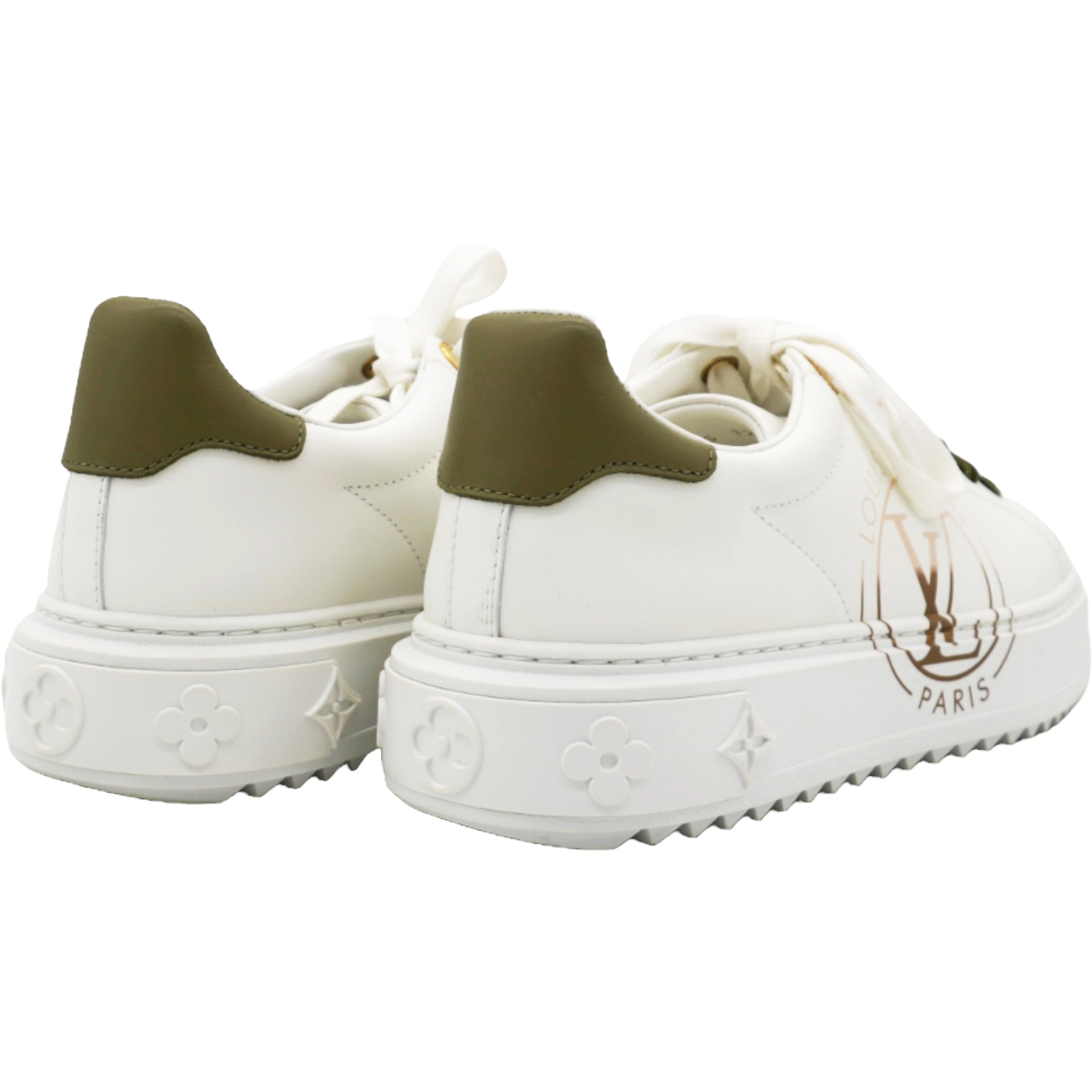 Monogram Time Out Sneakers White Size 37