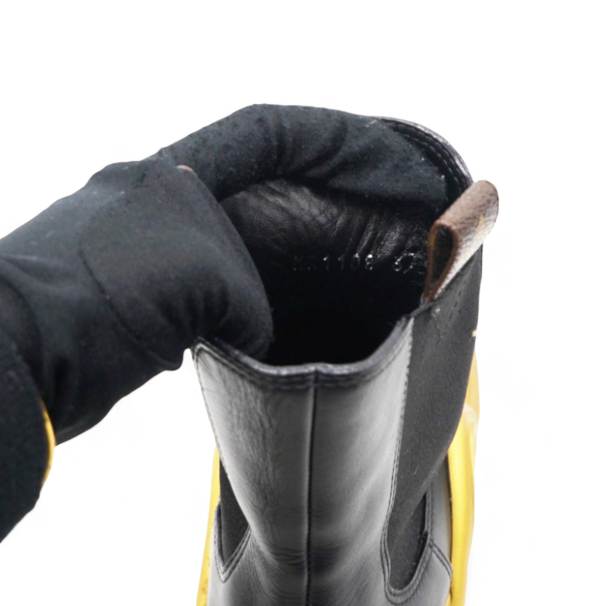 Stretch Textile Monogram LV Archlight Sneaker Boots Black Gold Size 37