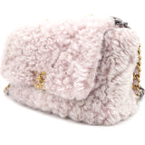 19 Fur Fleece Small Flap Bag Pink