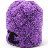 CC Logo Cashmere Hat Violet Purple