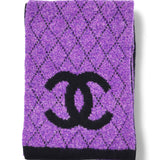 CC Logo Purple Cashemere Scarf