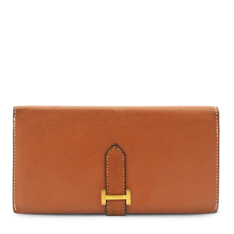 Epsom Bearn Gusset Wallet Gold