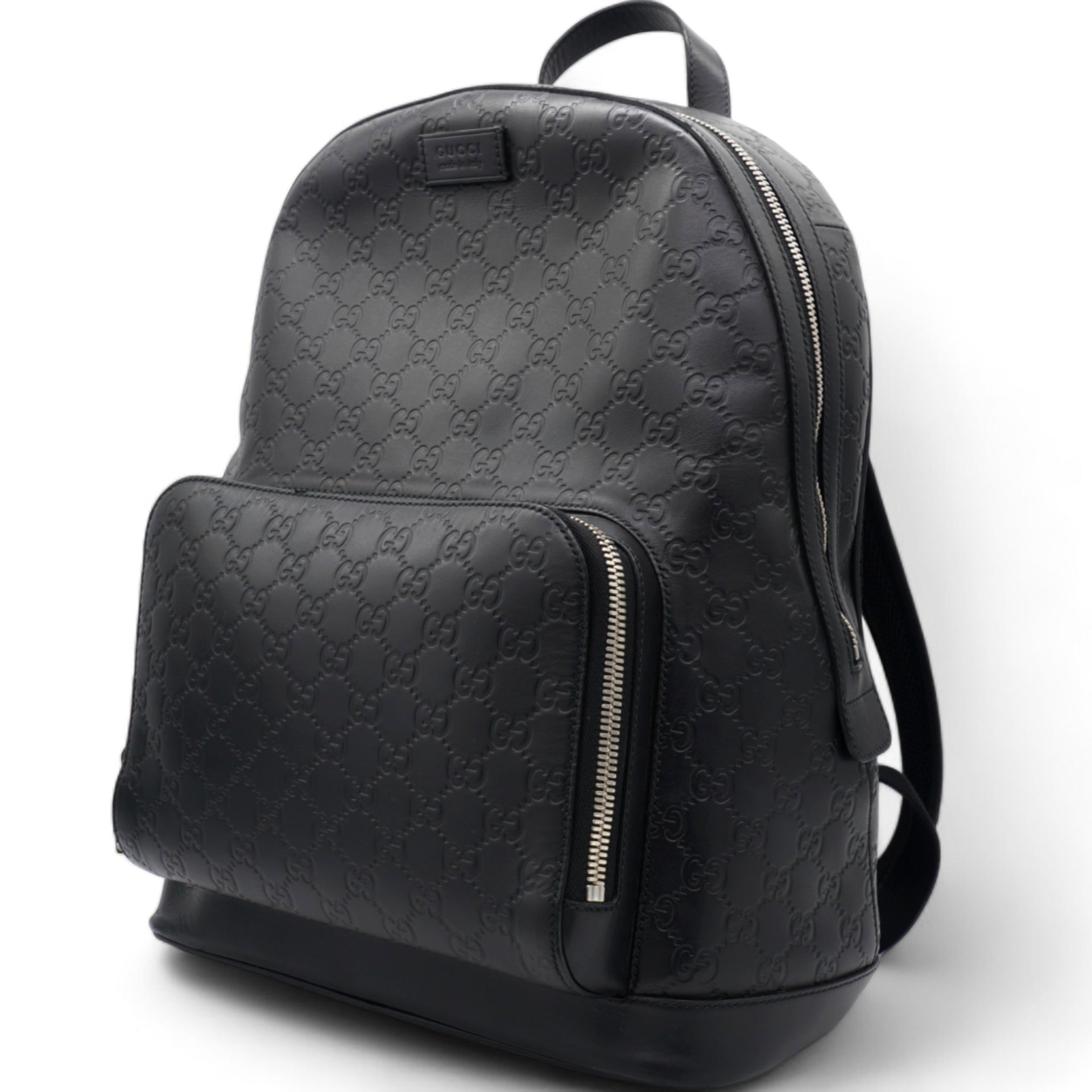 Guccissima Signature Day Backpack Black