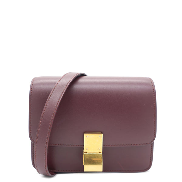 Celine clearance box burgundy